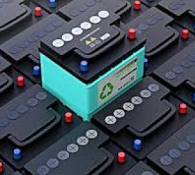 Batterie- Déchets au Plomb